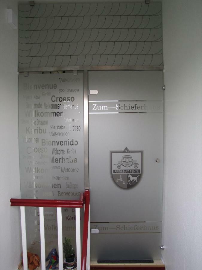 Zum Schieferhaus Appartamento Wermelskirchen Esterno foto